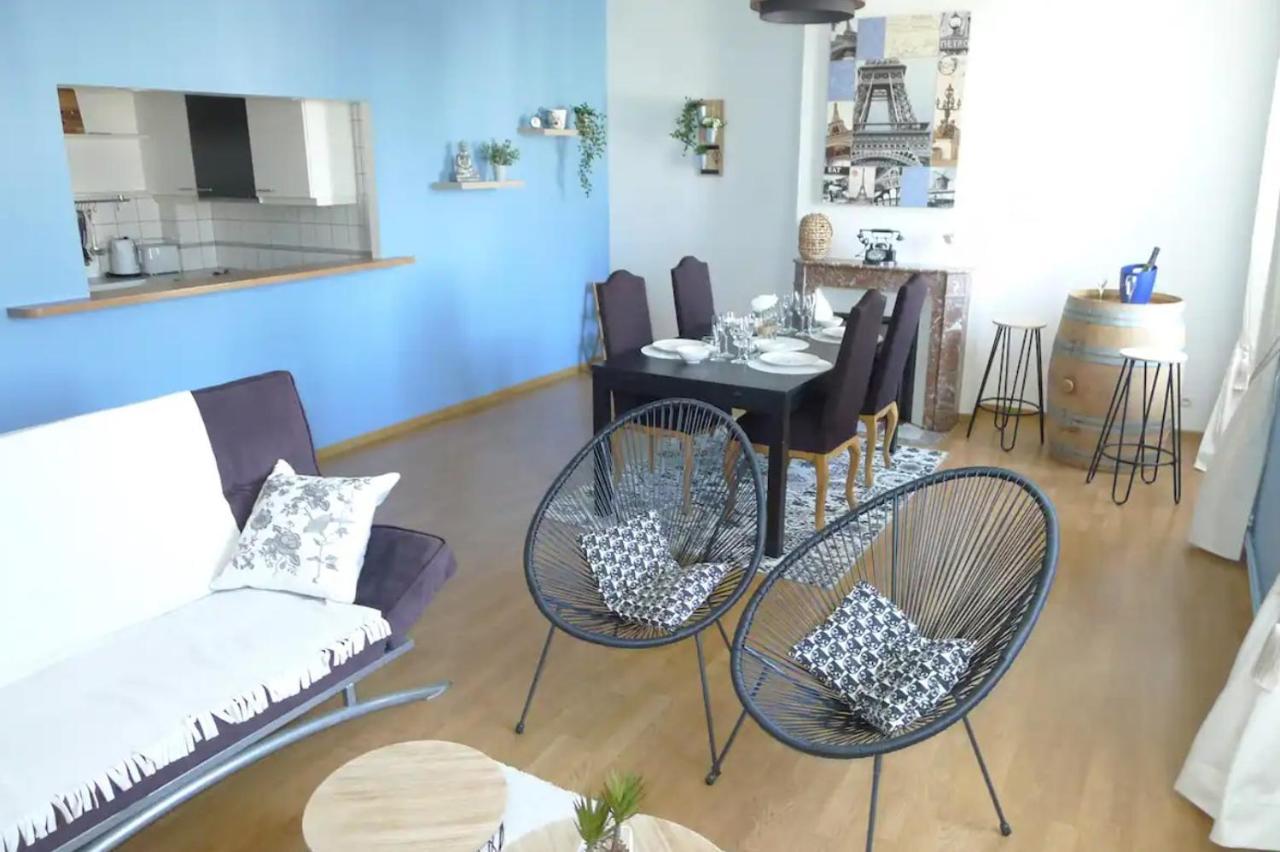 Ferienwohnung Logement Place D'Erlon Hypercentre Avec Balcon Reims Exterior foto